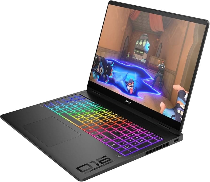 لپ تاپ گیمینگ غول اچ پی اومن مکس HP OMEN MAX 16 OPEN BOX | INTEL ULTRA 9 275 HX | 16 DDR5 | 1TR SSD | 16GB MVIDIA GEFORCE RTX 5080 + AI BOOST | 16 2K 240Hz — تصویر ۵