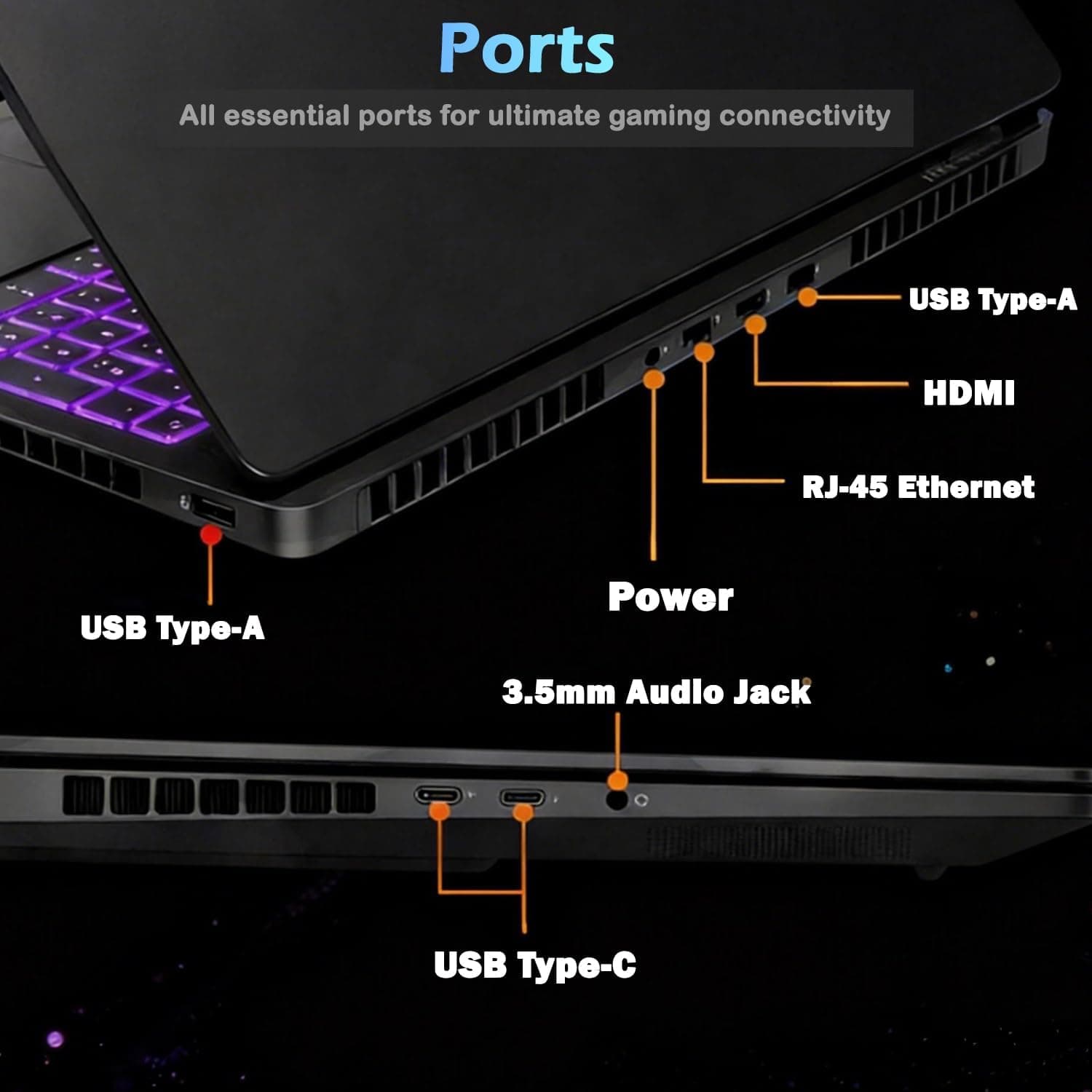 لپ تاپ گیمینگ غول اچ پی اومن مکس HP OMEN MAX 16 OPEN BOX | INTEL ULTRA 9 275 HX | 16 DDR5 | 1TR SSD | 16GB MVIDIA GEFORCE RTX 5080 + AI BOOST | 16 2K 240Hz — تصویر ۸