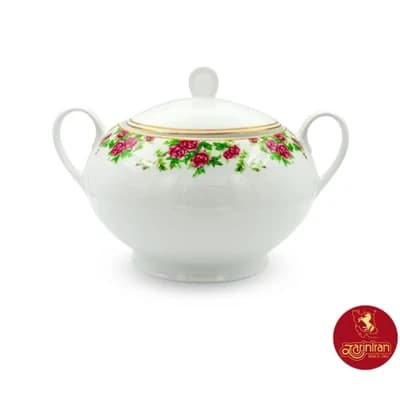 سوپ خوری چینی زرین طرح بیدگل گرد 1 عددی