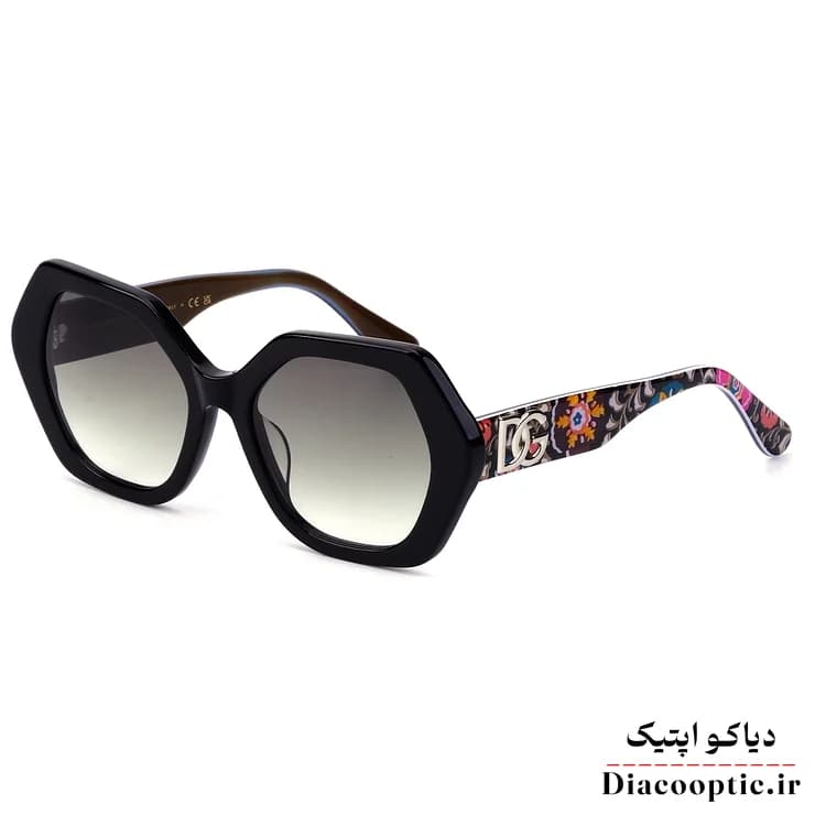 عینک آفتابی زنانه اورجینال برند دولچه گابانا مدل DG4406 فریم چند ضلعی