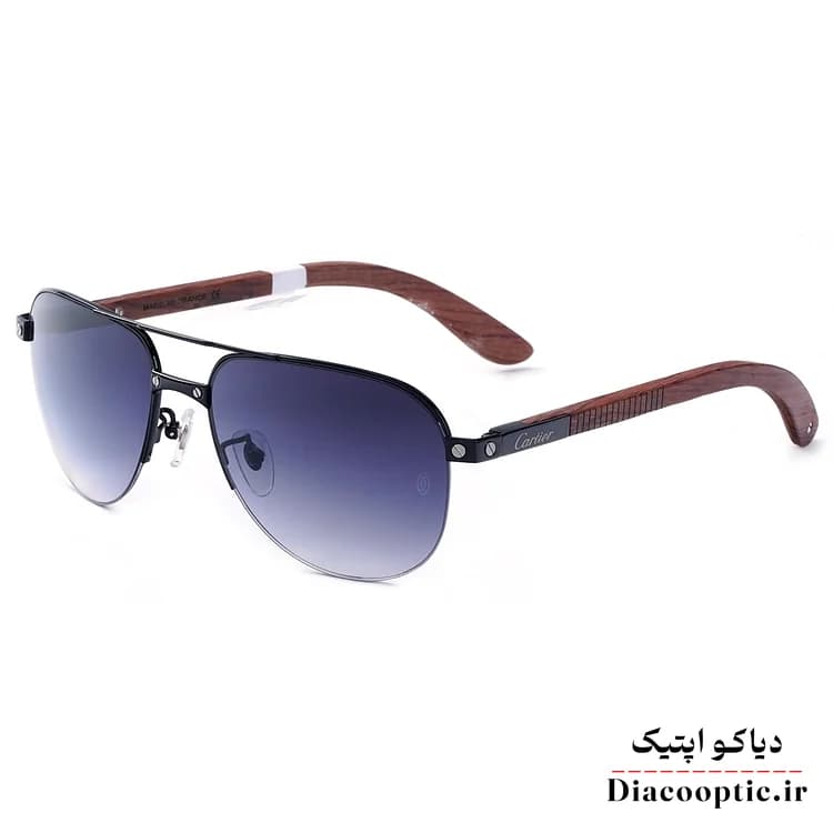 عینک آفتابی مردانه خلبانی اورجینال برند کارتیر مدل CT8200868