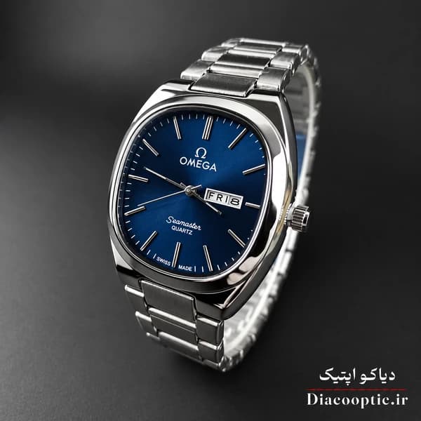 ساعت مچی مردانه موتور ژاپن برند امگا مدل DO1274 دو تقویم — تصویر ۲