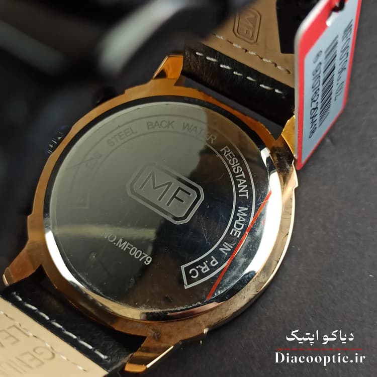 ساعت مچی مردانه اورجینال موتور ژاپن برند مینی فوکوس سه موتور مدل Mf0079G.02 بند چرم — تصویر ۶