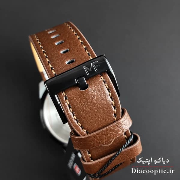 ساعت مچی مردانه اورجینال موتور ژاپن برند مینی فوکوس سه موتور مدل Mf0161G.03 بند چرم — تصویر ۵
