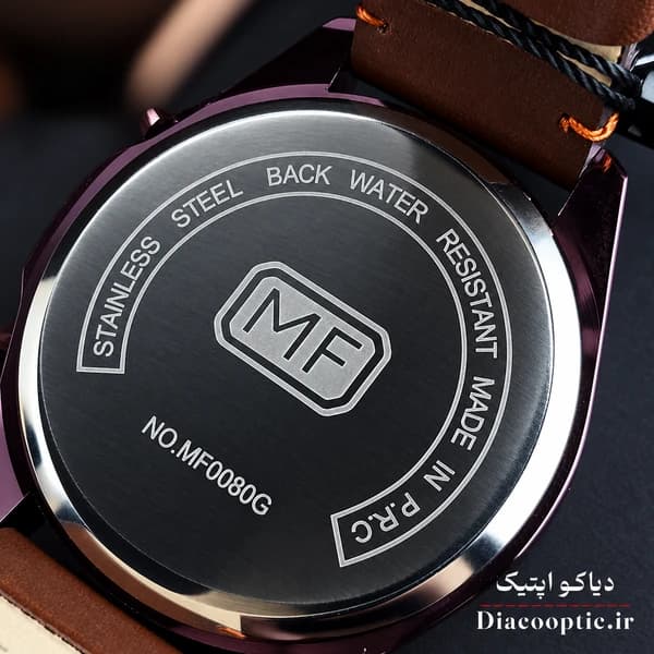ساعت مچی مردانه اورجینال موتور ژاپن برند مینی فوکوس سه موتور مدل Mf0080G.01 بند چرم — تصویر ۶