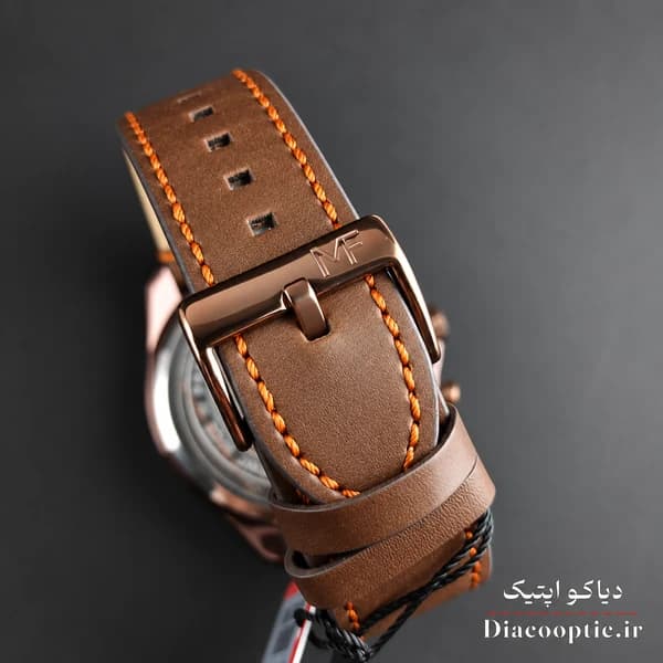 ساعت مچی مردانه اورجینال موتور ژاپن برند مینی فوکوس سه موتور مدل Mf0080G.01 بند چرم — تصویر ۵