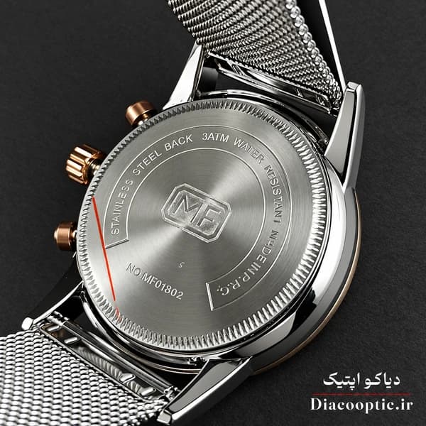 ساعت مچی مردانه اورجینال موتور ژاپن برند مینی فوکوس مدل Mf0180G.04 بند حصیری — تصویر ۶