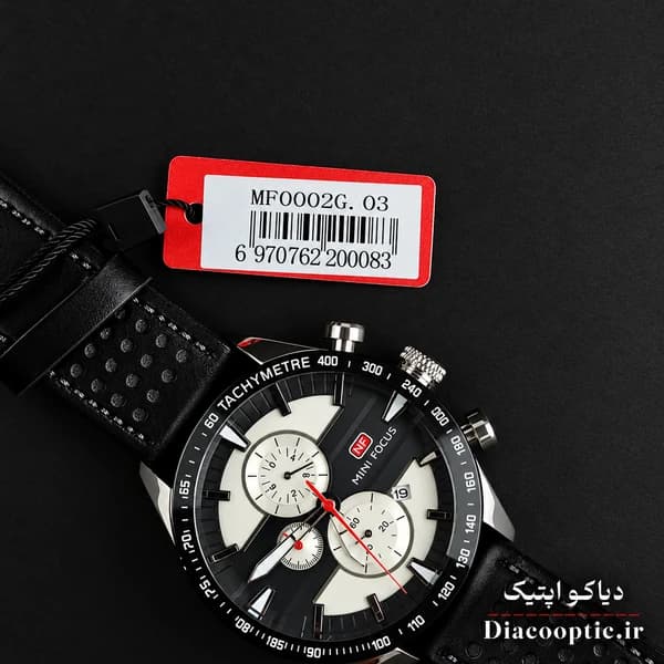 ساعت مچی مردانه اورجینال موتور ژاپن برند مینی فوکوس سه موتور مدل Mf0002G.03 بند چرم — تصویر ۷