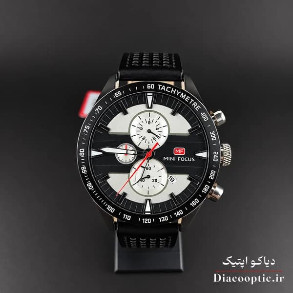 ساعت مچی مردانه اورجینال موتور ژاپن برند مینی فوکوس سه موتور مدل Mf0002G.03 بند چرم — تصویر ۲
