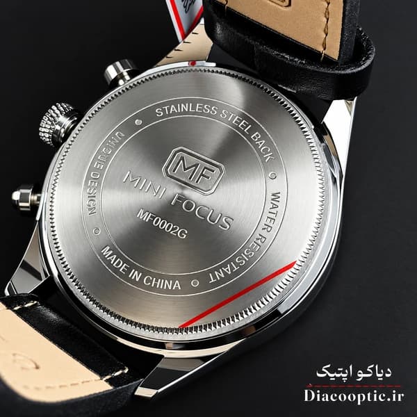 ساعت مچی مردانه اورجینال موتور ژاپن برند مینی فوکوس سه موتور مدل Mf0002G.03 بند چرم — تصویر ۶