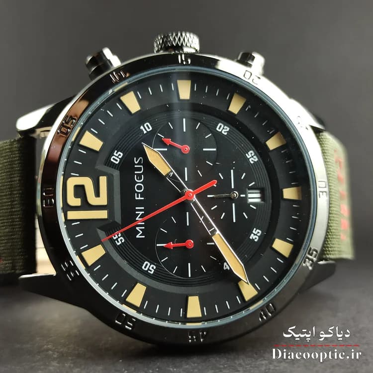 ساعت مچی مردانه اورجینال موتور ژاپن برند مینی فوکوس سه موتور مدل Mf0006G.04 بند چرم — تصویر ۱۱