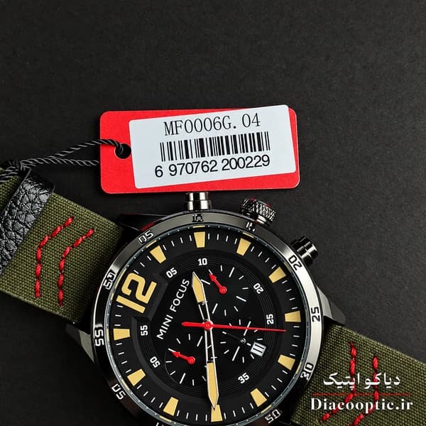 ساعت مچی مردانه اورجینال موتور ژاپن برند مینی فوکوس سه موتور مدل Mf0006G.04 بند چرم — تصویر ۷