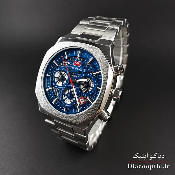 ساعت مچی مردانه اورجینال موتور ژاپن برند مینی فوکوس سه موتور مدل Mf0411G.01 — تصویر ۳