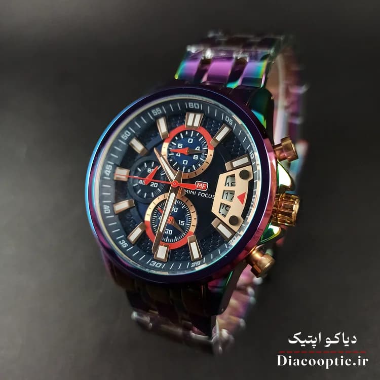 ساعت مچی مردانه اورجینال موتور ژاپن برند مینی فوکوس سه موتور مدل Mf0352G.02 — تصویر ۱۰