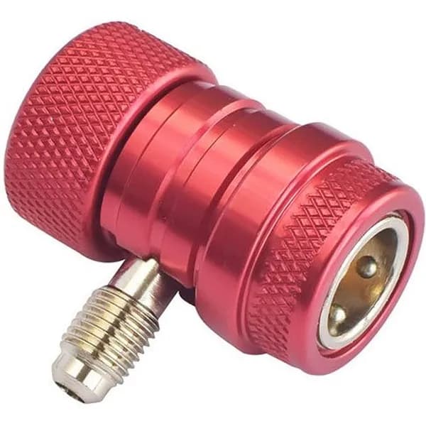 کوییک کوپلر R134a قرمز مدل QC-MH | کوپلر فشاربالا کولر خودرو