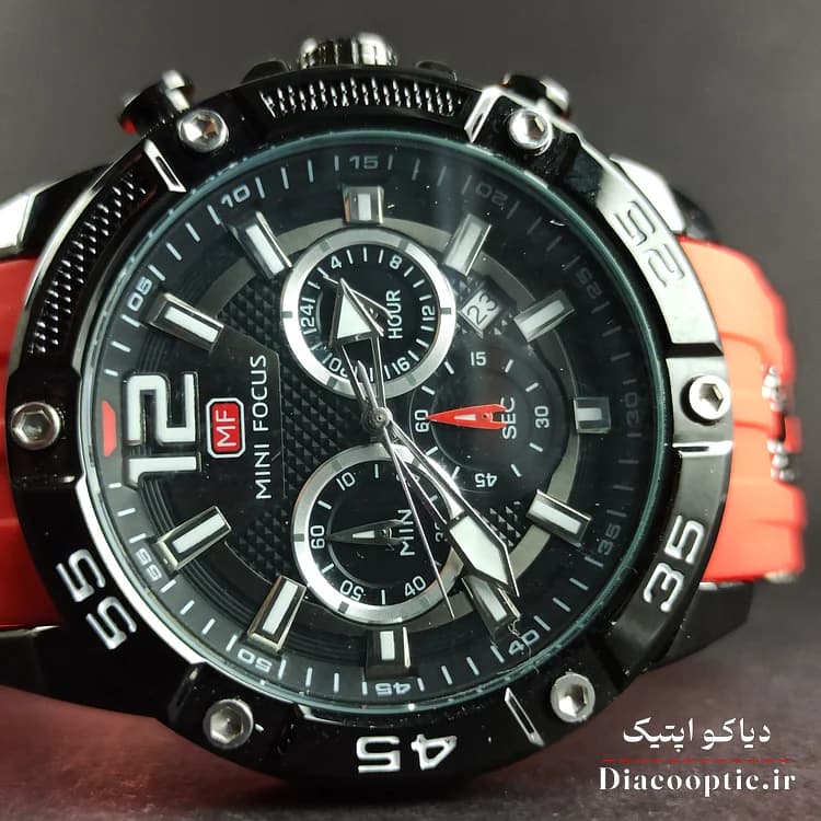 ساعت مچی مردانه اورجینال موتور ژاپن برند مینی فوکوس سه موتور مدل Mf0349G.04 بند رابر — تصویر ۱۱