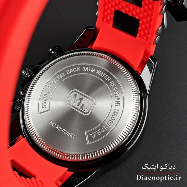 ساعت مچی مردانه اورجینال موتور ژاپن برند مینی فوکوس سه موتور مدل Mf0349G.04 بند رابر — تصویر ۶