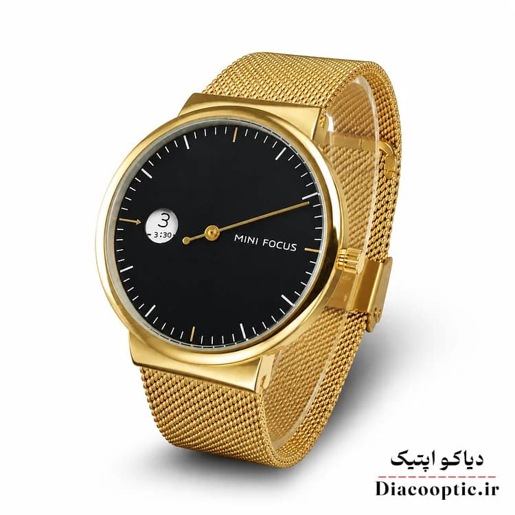 ساعت مچی مردانه اورجینال موتور ژاپن برند مینی فوکوس مدل Mf0182G.04 بند حصیری — تصویر ۲