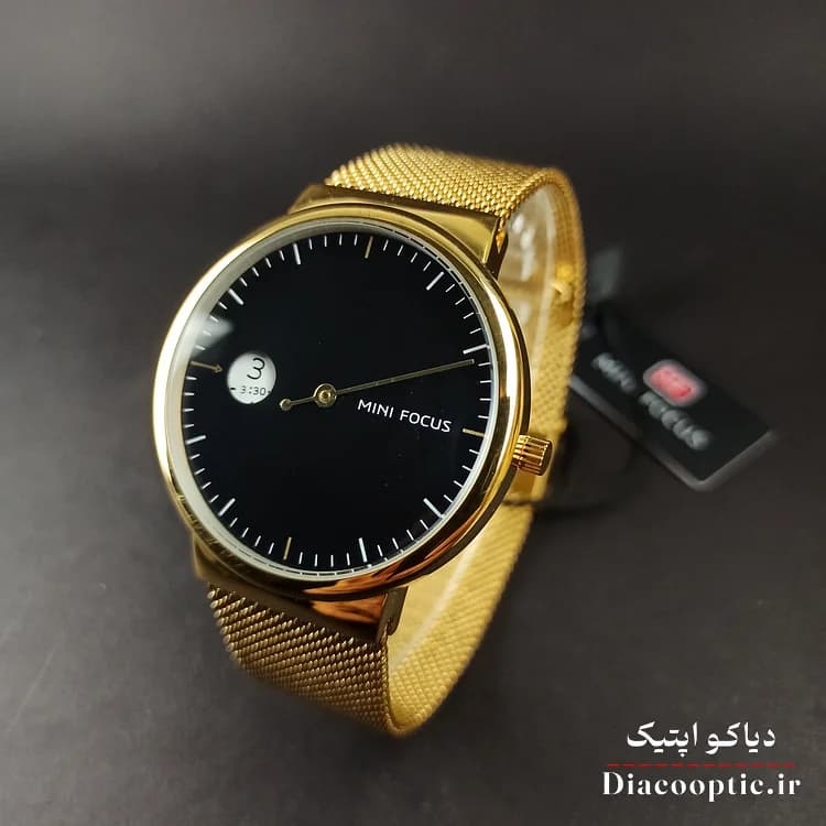 ساعت مچی مردانه اورجینال موتور ژاپن برند مینی فوکوس مدل Mf0182G.04 بند حصیری — تصویر ۱۱