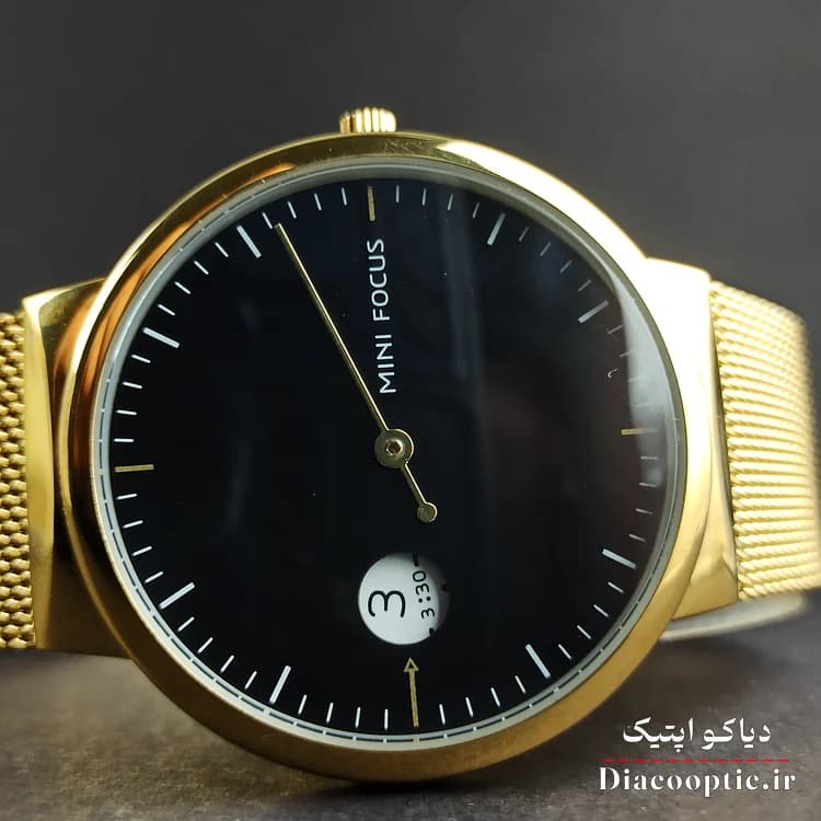 ساعت مچی مردانه اورجینال موتور ژاپن برند مینی فوکوس مدل Mf0182G.04 بند حصیری — تصویر ۱۲