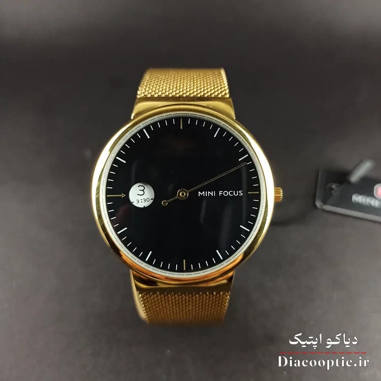 ساعت مچی مردانه اورجینال موتور ژاپن برند مینی فوکوس مدل Mf0182G.04 بند حصیری — تصویر ۱۰