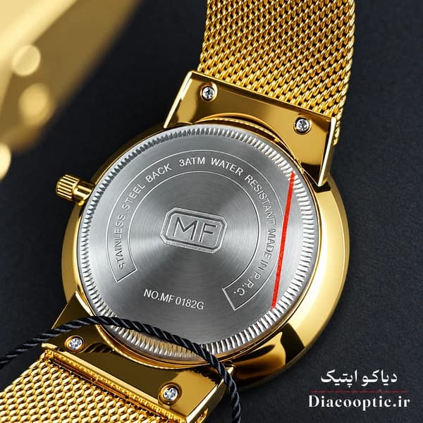 ساعت مچی مردانه اورجینال موتور ژاپن برند مینی فوکوس مدل Mf0182G.04 بند حصیری — تصویر ۷