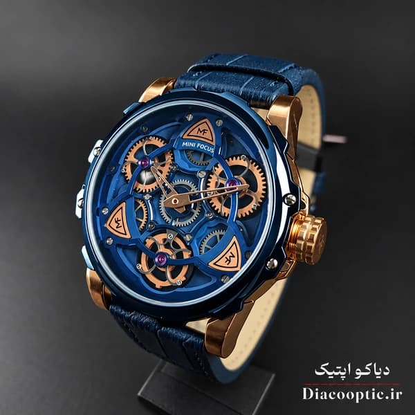 ساعت مچی مردانه اورجینال موتور ژاپن برند مینی فوکوس مدل Mf0249G.04 بند چرم — تصویر ۴
