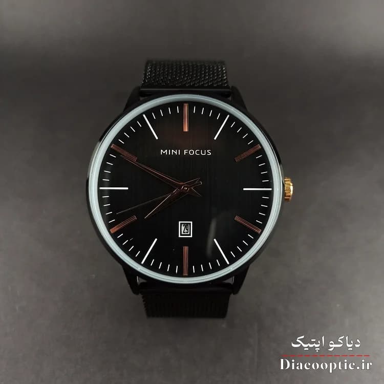 ساعت مچی مردانه اورجینال موتور ژاپن برند مینی فوکوس مدل Mf0115G.01 بند حصیری — تصویر ۱۰