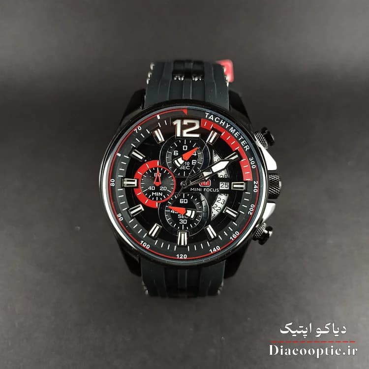 ساعت مچی مردانه اورجینال موتور ژاپن برند مینی فوکوس سه موتور مدل Mf0350G.05 بند رابر — تصویر ۱۰