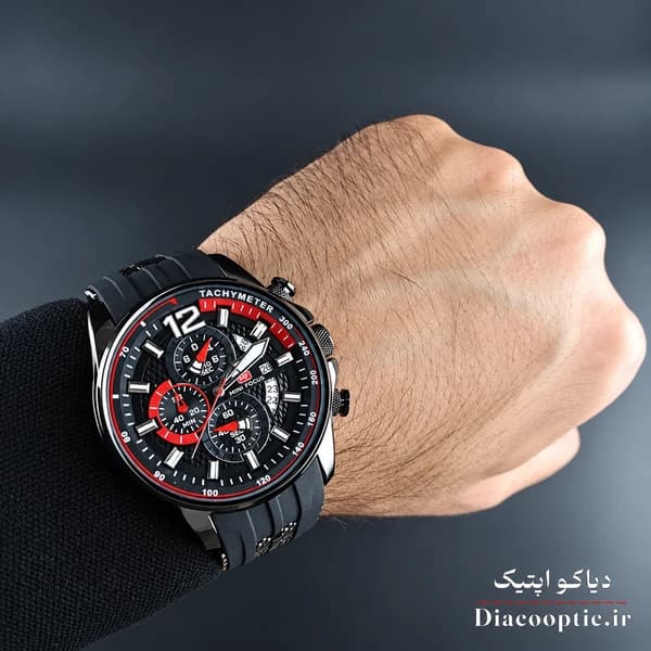 ساعت مچی مردانه اورجینال موتور ژاپن برند مینی فوکوس سه موتور مدل Mf0350G.05 بند رابر — تصویر ۹