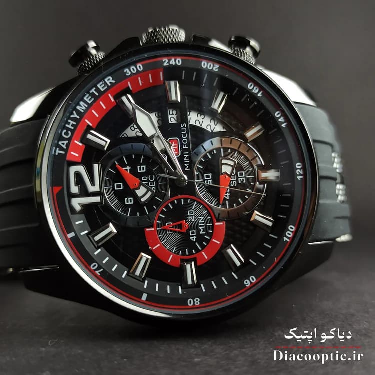 ساعت مچی مردانه اورجینال موتور ژاپن برند مینی فوکوس سه موتور مدل Mf0350G.05 بند رابر — تصویر ۱۲