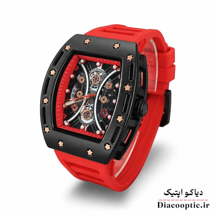 ساعت مچی مردانه اورجینال موتور ژاپن برند مینی فوکوس مدل Mf0402G.03 بند رابر