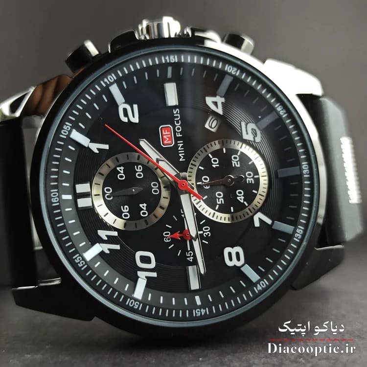 ساعت مچی مردانه اورجینال موتور ژاپن برند مینی فوکوس سه موتور مدل Mf0268G.04 بند رابر — تصویر ۱۲