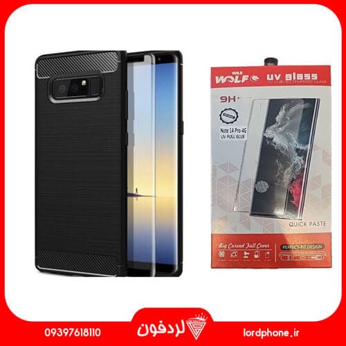 گلس uv برند ولف مناسب گوشی سامسونگ note8