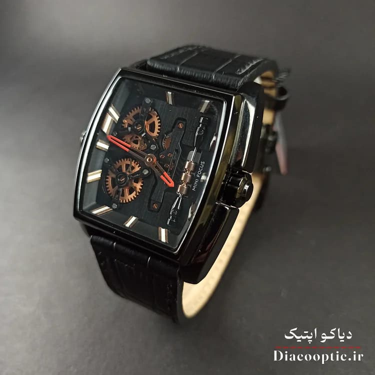 ساعت مچی مردانه اورجینال موتور ژاپن برند مینی فوکوس مدل Mf0322G.4 بند چرم — تصویر ۱۱