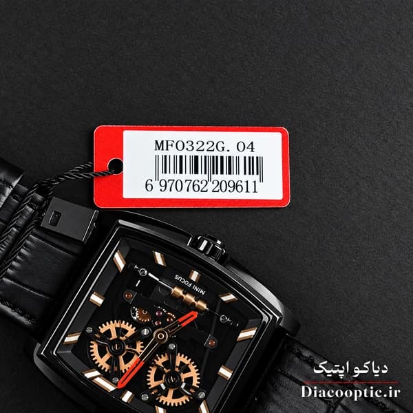 ساعت مچی مردانه اورجینال موتور ژاپن برند مینی فوکوس مدل Mf0322G.4 بند چرم — تصویر ۸