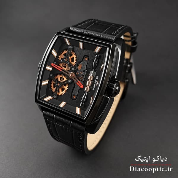 ساعت مچی مردانه اورجینال موتور ژاپن برند مینی فوکوس مدل Mf0322G.4 بند چرم — تصویر ۴