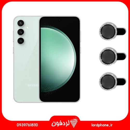 لنز دوربین نگین دار مناسب گوشی سامسونگ S23fe
