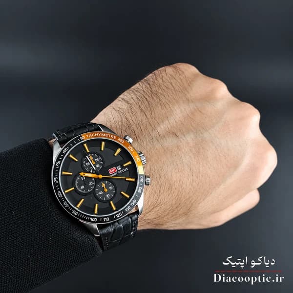ساعت مچی مردانه اورجینال موتور ژاپن برند مینی فوکوس مدل Mf0029G.2 بند چرم — تصویر ۹