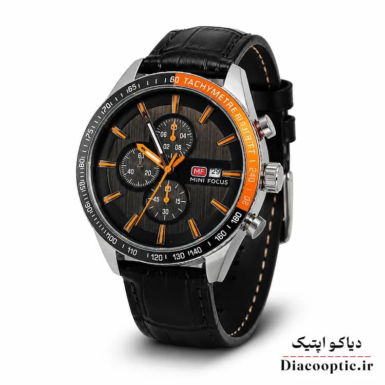 ساعت مچی مردانه اورجینال موتور ژاپن برند مینی فوکوس مدل Mf0029G.2 بند چرم — تصویر ۲