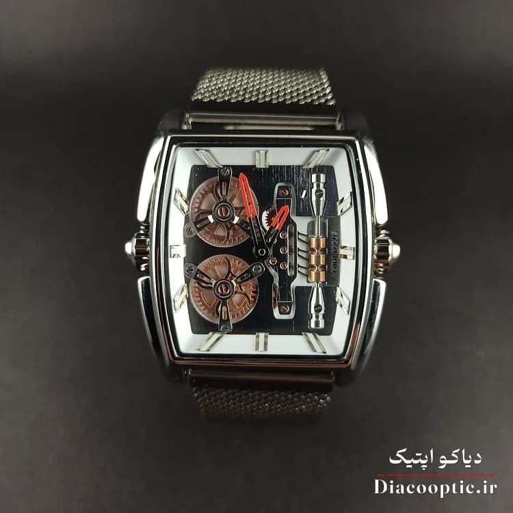 ساعت مچی مردانه اورجینال موتور ژاپن برند مینی فوکوس مدل Mf0322G.5 بند حصیری — تصویر ۱۰