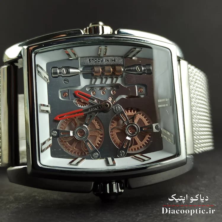 ساعت مچی مردانه اورجینال موتور ژاپن برند مینی فوکوس مدل Mf0322G.5 بند حصیری — تصویر ۱۲