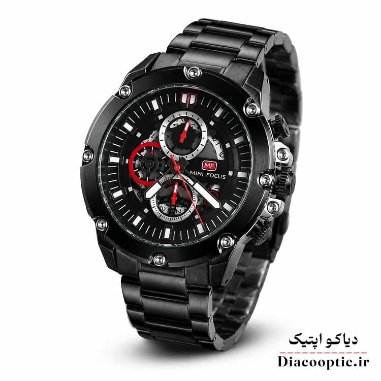 ساعت مچی مردانه اورجینال موتور ژاپنی برند مینی فوکوس سه موتور مدل Mf0398G.04 — تصویر ۲