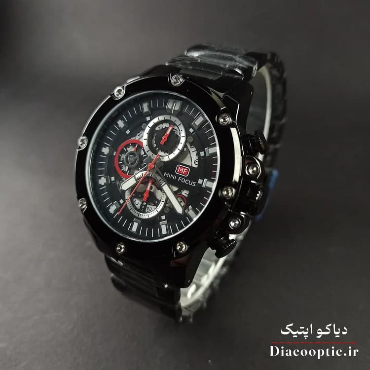 ساعت مچی مردانه اورجینال موتور ژاپنی برند مینی فوکوس سه موتور مدل Mf0398G.04 — تصویر ۱۱