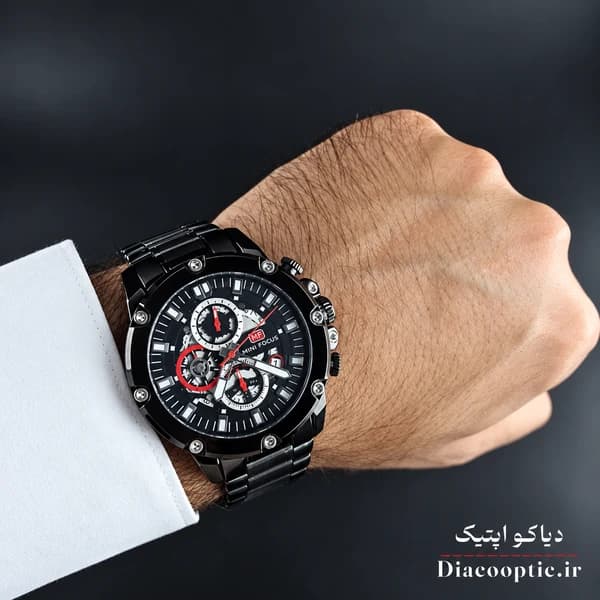 ساعت مچی مردانه اورجینال موتور ژاپنی برند مینی فوکوس سه موتور مدل Mf0398G.04 — تصویر ۹