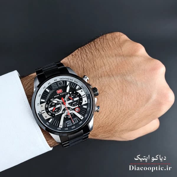 ساعت مچی مردانه اورجینال موتور ژاپنی برند مینی فوکوس سه موتور مدل Mf0336G.01 — تصویر ۸