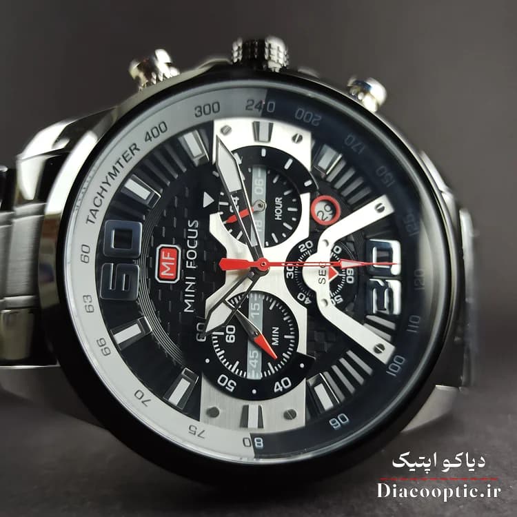 ساعت مچی مردانه اورجینال موتور ژاپنی برند مینی فوکوس سه موتور مدل Mf0336G.01 — تصویر ۱۲