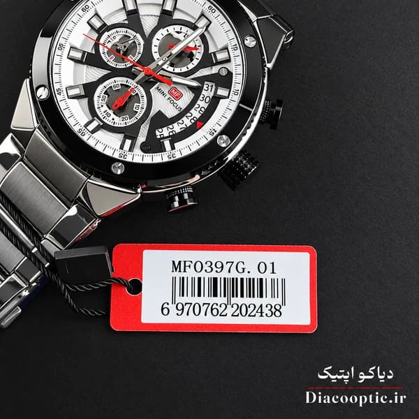 ساعت مچی مردانه اورجینال موتور ژاپنی برند مینی فوکوس سه موتور مدل Mf0397G.01 — تصویر ۸