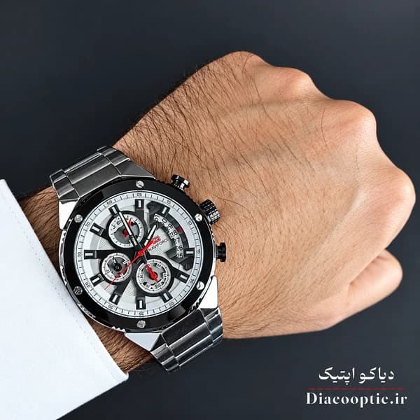 ساعت مچی مردانه اورجینال موتور ژاپنی برند مینی فوکوس سه موتور مدل Mf0397G.01 — تصویر ۹