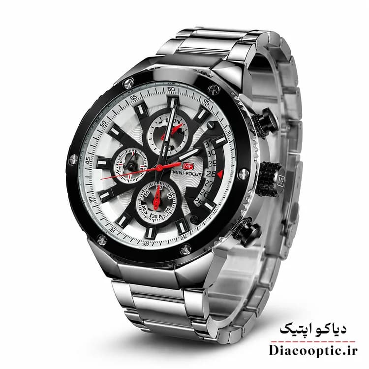 ساعت مچی مردانه اورجینال موتور ژاپنی برند مینی فوکوس سه موتور مدل Mf0397G.01 — تصویر ۲